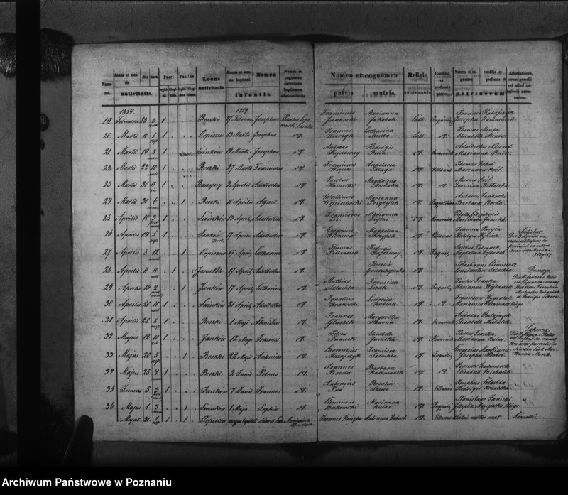 Obraz 5 z jednostki "Liber baptisatorum, copulatorum, mortuorum"