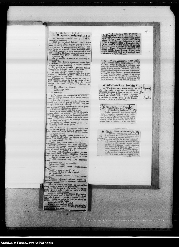 Obraz 8 z jednostki "Emigracja do Ameryki [wycinki prasowe]"