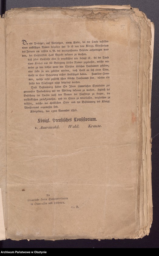 image.from.unit.number "Verfügungnen betreffend die Interna in Kirchen Angelegenheiten"