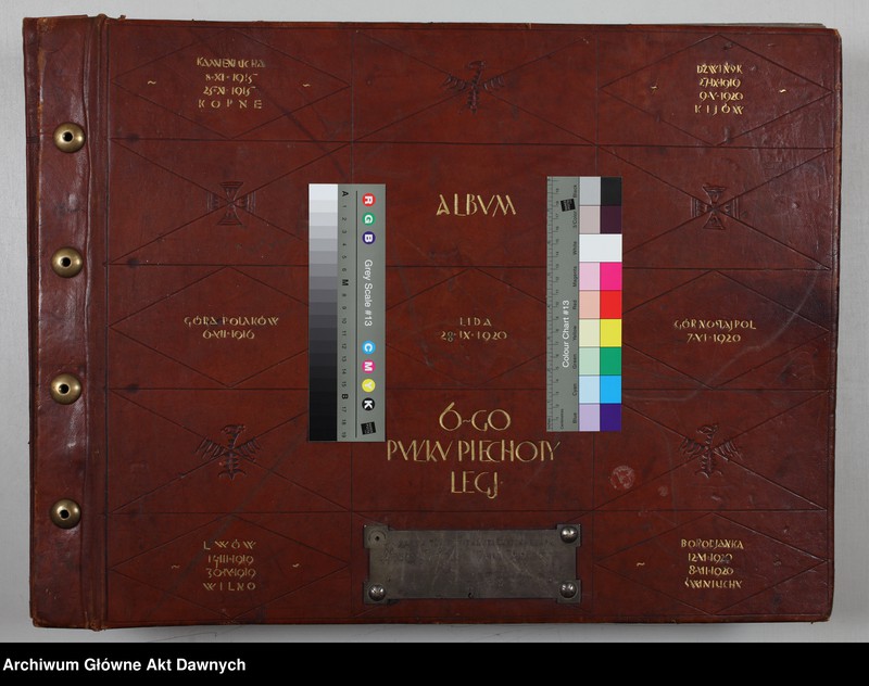 image.from.unit.number "Zbiór fotografii Album 6 pułku piechoty Legi/onów/."