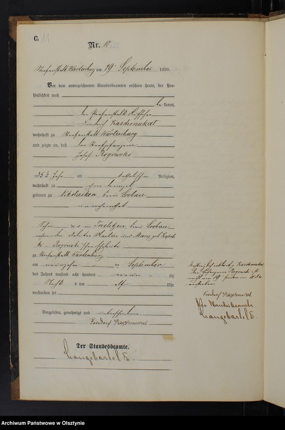 image.from.unit.number "Sterbe-Haupt-Register Nr 1 - 16"