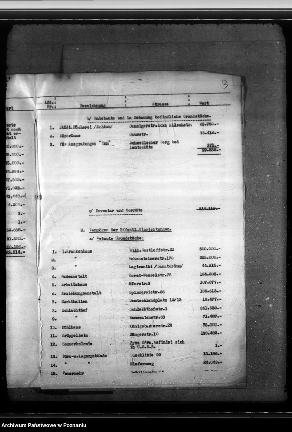 Obraz 6 z jednostki "Verwaltungsvermögen - Litzmannstadt"