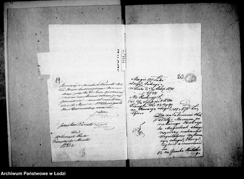 Obraz 19 z jednostki "Akta tyczące się kosztów kuracji"