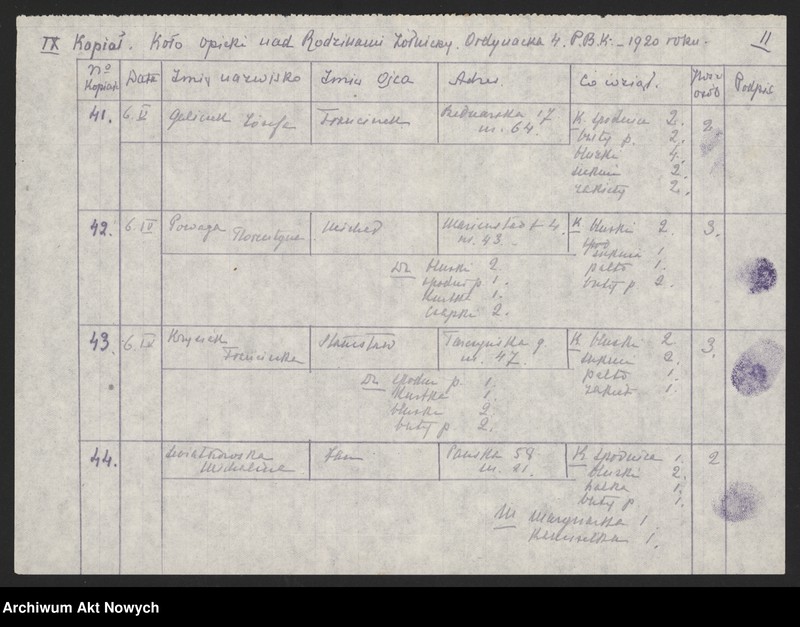 image.from.unit.number "Koło Opieki nad Rodzinami Żołnierzy w Warszawie (Pokwitowania)"