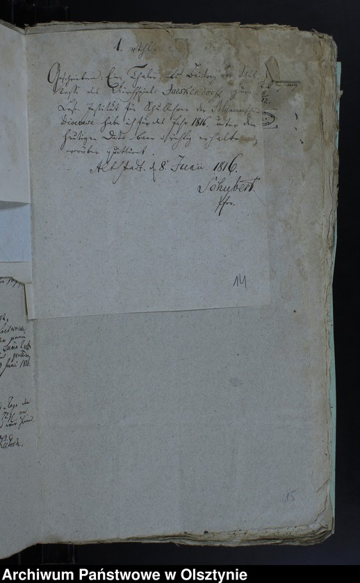 image.from.unit.number "Jahres Rechnung der Jaeskendorffschen-Schul-Casse"