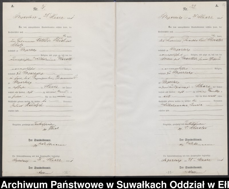 image.from.unit.number "[Geburts-Neben-Register des Preussischen Standes-Amtes Angerburg Kreis Angerburg] Nr1-Nr120"