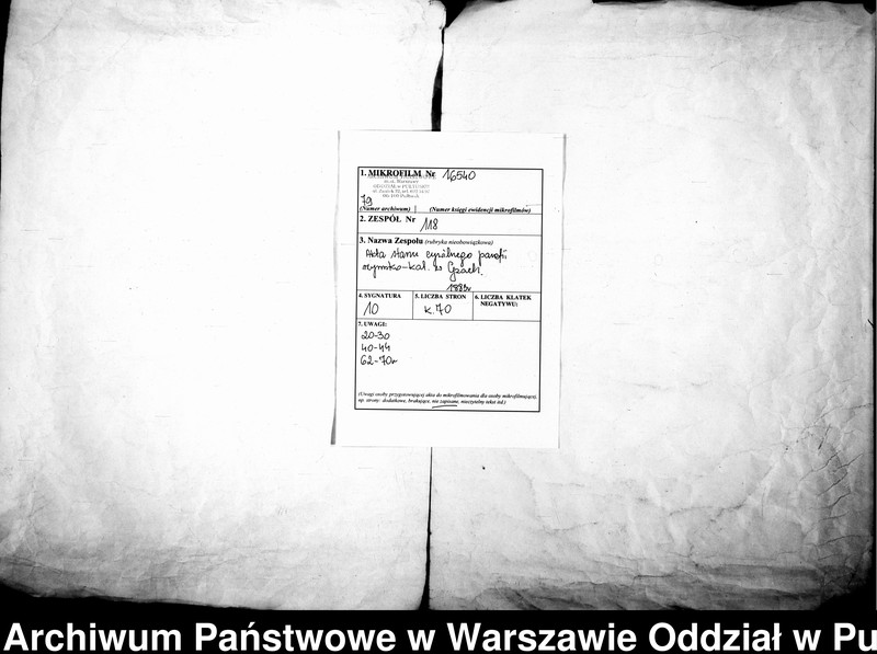 image.from.unit.number "Akta urodzeń, małżeństw i zgonów"