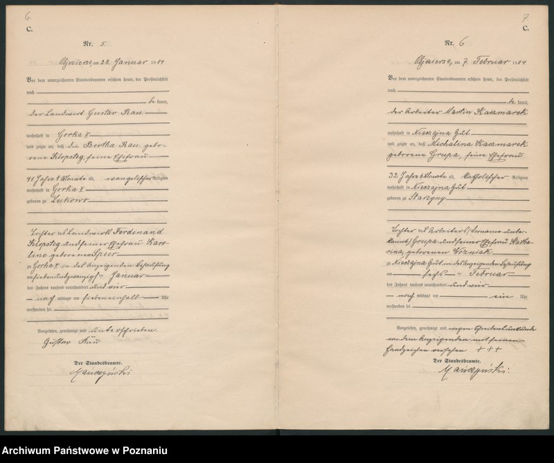 Obraz 6 z jednostki "Sterbe-Haupt-Register"