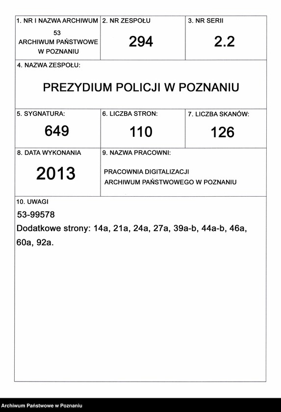 Obraz 1 z jednostki "A. betr. Auskunft über Ausländer Lit. C /Namen-Rotulus vorgeheftet/"