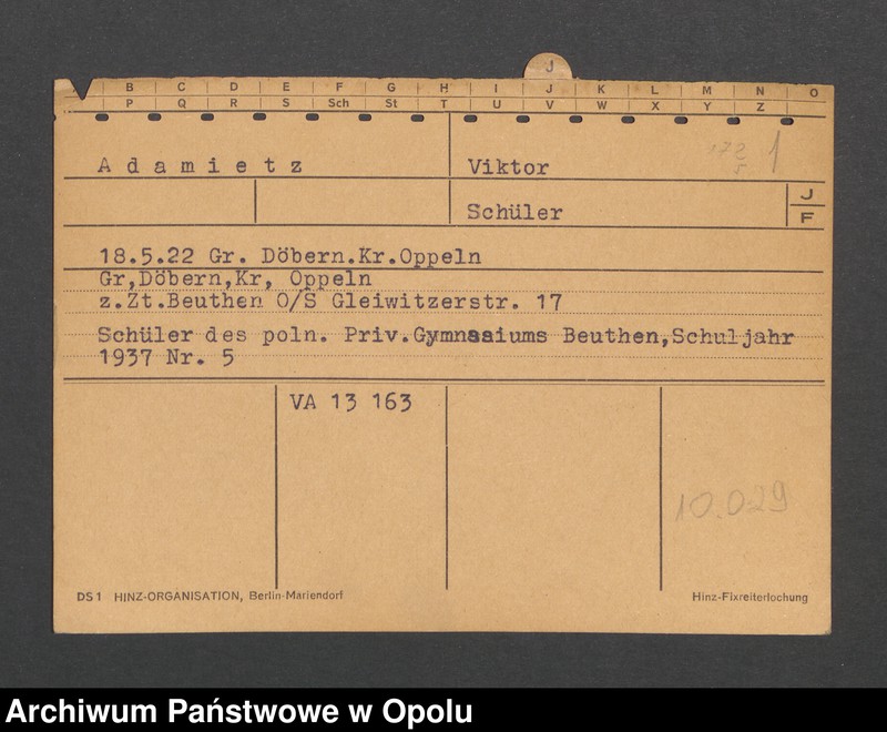 Obraz 3 z jednostki "[Adamietz Viktor, ur. 18.5.1922 Gr. Döbern]"