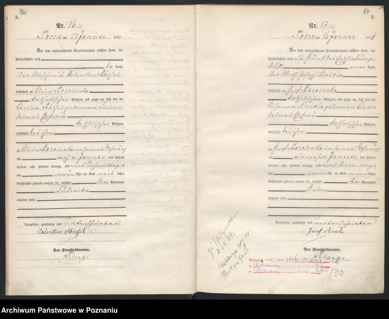 Obraz 11 z jednostki "Księga urodzeń t. I"