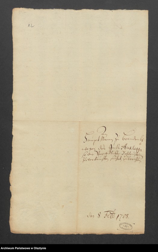 image.from.unit.number "Auklappen und die 3 Krüge in Kgl. Dorfe Schmoditten, H. [Haupt] A. [Amt] Brandenburg [Pokarmin]. Acta, den Verkauf durch die verw. [verwitwe] Anna Maria Rothenstein an ihren Schwigersohn Fab. [Fabian] Sebast. [Sebastjan] Gorzuchowski"
