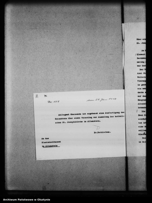 image.from.unit.number "Allenstein, St. Josephikirche"