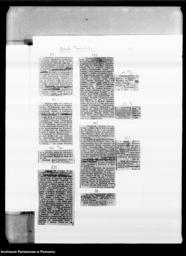 Obraz 19 z jednostki "Różne komunikaty prasowe. [Wycinki prasowe.]"