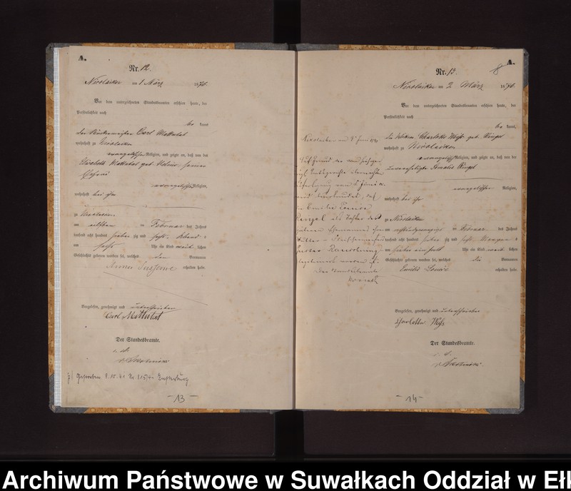 image.from.unit.number "Geburts-Haupt-Register des Königlich Preussischen Standes-Amtes der Stadt Nicolaiken Kreis Sensburg"