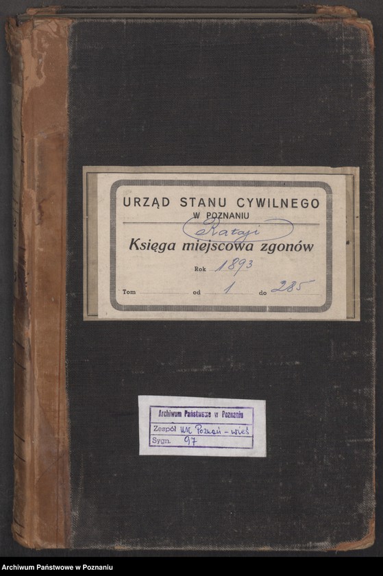 Obraz 2 z jednostki "Księga zgonów"