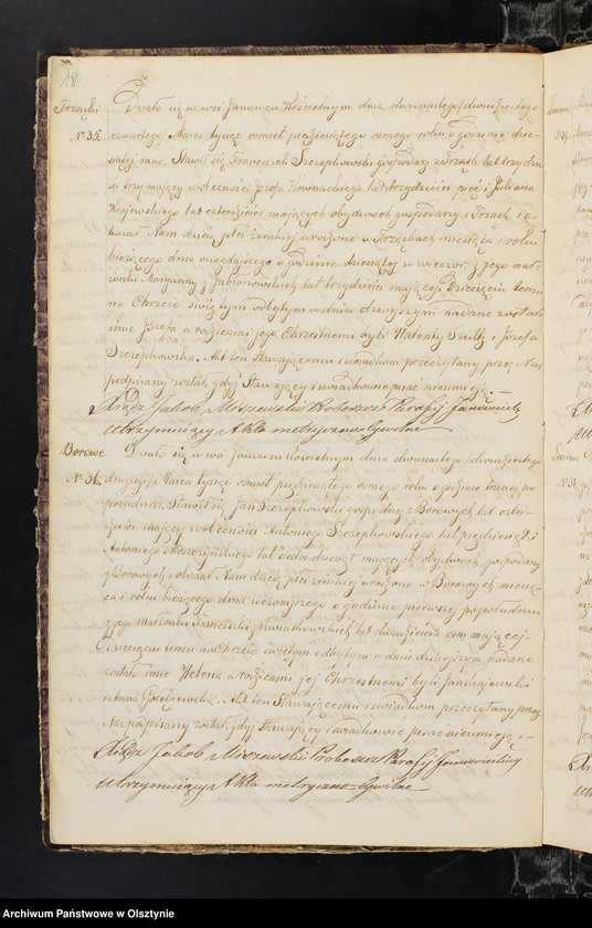 image.from.unit.number "Duplikat Akt Urodzonych, Zejścia i Zaślubionych z parafii Janowieckiej za rok 1858"