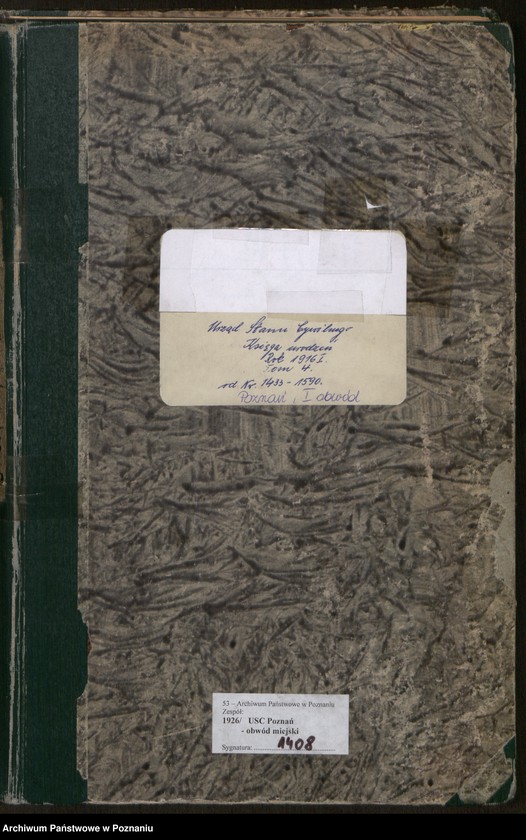 Obraz 2 z jednostki "Księga miejscowa urodzeń tom IV [Rejestr główny urodzeń]"