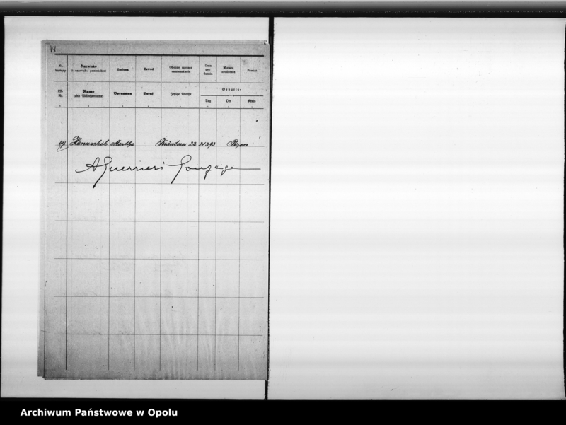 Obraz 14 z jednostki "40. Wahlbezirk Wahllokal: Schule Odervorstadt Breslaustr[asse] 4"