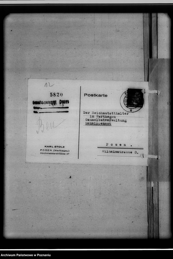 Obraz 16 z jednostki "Berufssippenforscher Oskar Hellmann, Glogau [Głogów]"