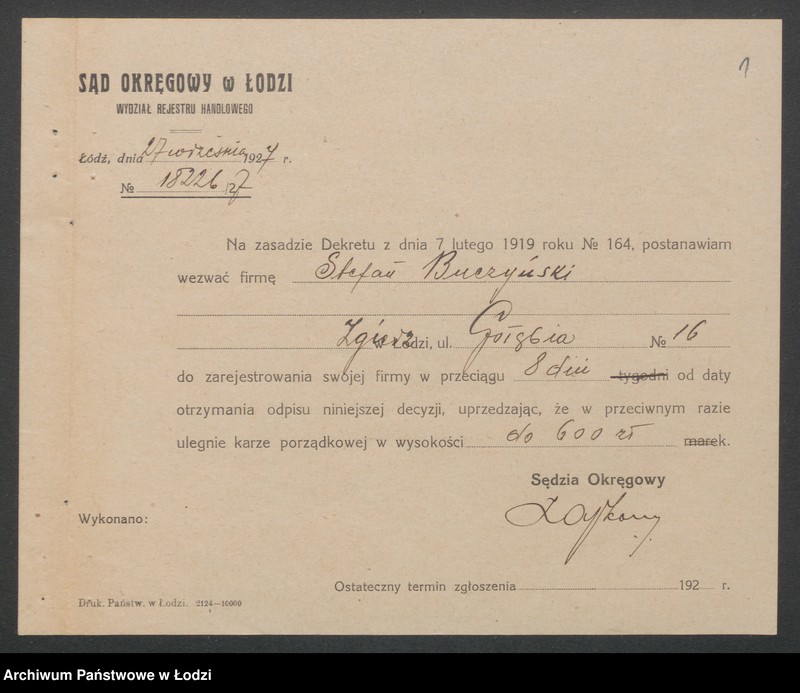 Obraz 3 z jednostki "Stefan Buczyński- drobna sprzedaż artykułów spożywczych w Zgierzu"