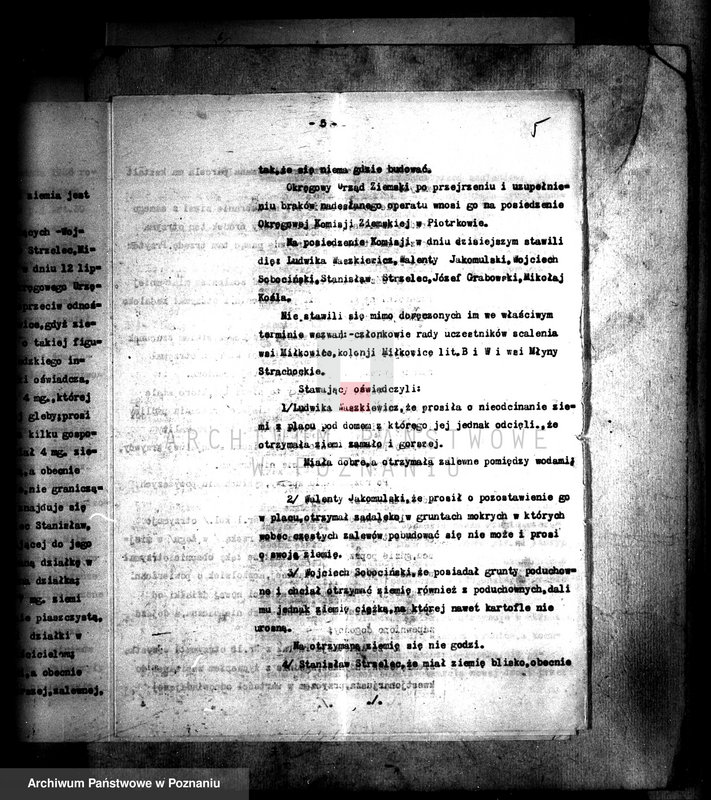 Obraz 9 z jednostki "Regulacja hipoteczna scalonych gruntów Miłkowice powiatu tureckiego"