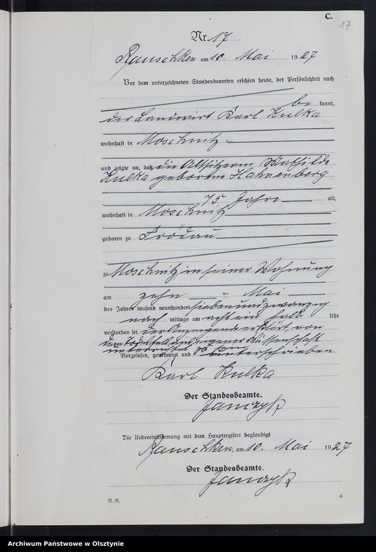 image.from.unit.number "Sterbe-Register /Neben-Register/ Nr 1 - 44"