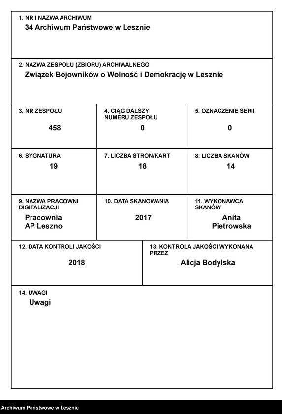 image.from.unit.number "Adamczak Wincenty, Adamczak Pelagia - Powstanie Wielkopolskie 1919 "