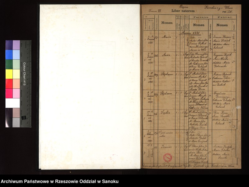 image.from.unit.number "Księga urodzeń, małżeństw, zgonów dla miejscowosci Ulucz, Horoszówka (Hroszówka)"