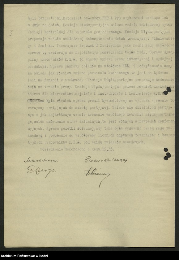 Obraz 4 z jednostki "Protokoły [wspólnych posiedzeń komitetów dzielnicowych PPS i PPR] T-2"