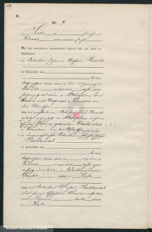 Obraz 20 z jednostki "Heirats-Haupt-Register"