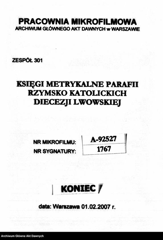 image.from.unit.number "Parafia: Kutkorz. Dekanat: Gliniany. Kopie z ksiąg metrykalnych ur., śl., zg. dla miasta Kutkorz i wsi: Bezbrudy, Firlejówka, Krasne, Olszanka, Ostrów, Rusiłów."