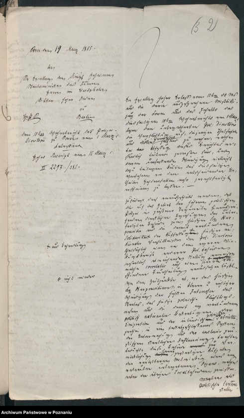 Obraz 6 z jednostki "A. gen. betr. Erlasse der höheren Behörden /Ministerium, Oberpräsident, Regierung…/ wider politische Umtriebe"