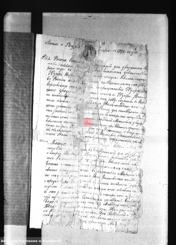 image.from.unit.number "[Akta urodzeń wyznania rzymskokatolickiego parafii w Studzienicznej z lat 1892-1898]"