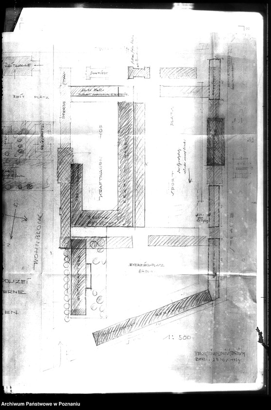 Obraz 5 z jednostki "Neubau. Schutzpolizeikaserne Posen"