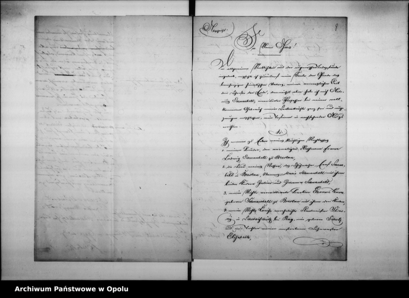 Obraz 10 z jednostki "Acta des Magistrats zu Oppeln betreffend die Proffessor Schnaubeltschen Legate"