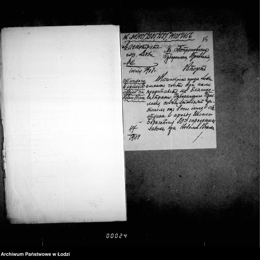 Obraz 13 z jednostki "Ob arende 30 lavok v rjadach pri Novom Rynke, na vremja s 1 janvarja 1909 po 1 janvarja 1912 goda"