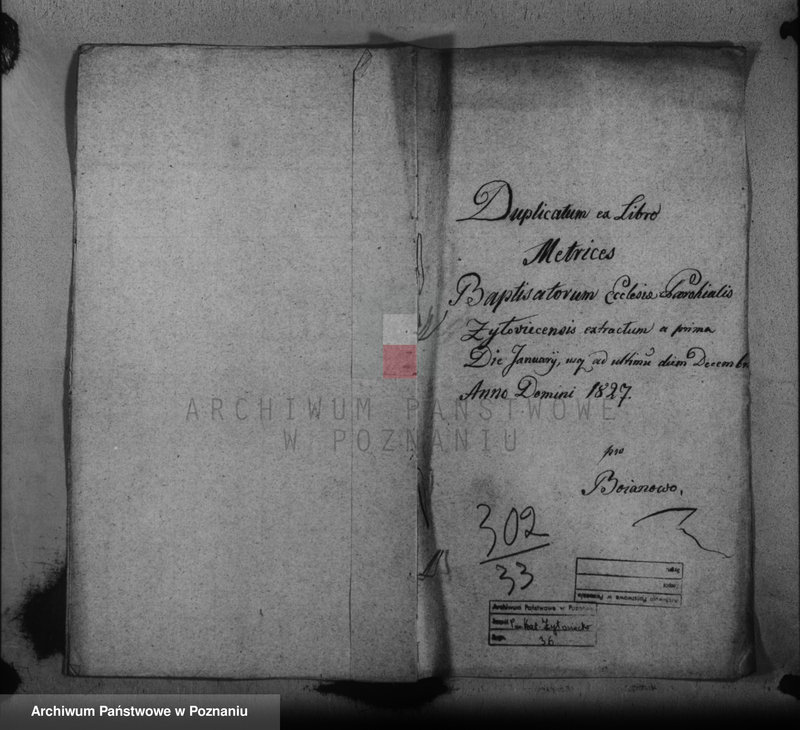 Obraz 2 z jednostki "Duplikat baptisatorum"