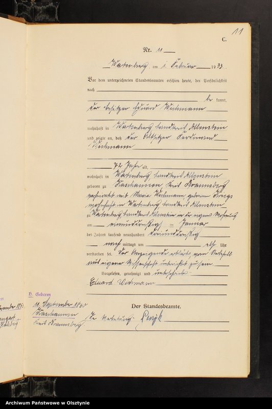 image.from.unit.number "Sterbe-Haupt-Register Nr 1 - 83"