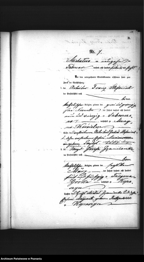 Obraz 14 z jednostki "Księga małżeństw"