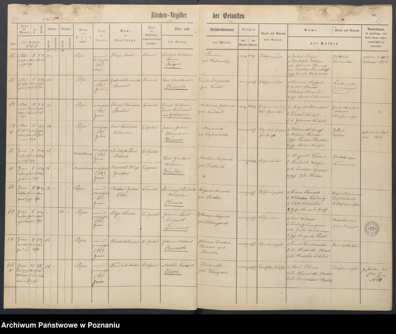 Obraz 10 z jednostki "Duplikat der Taufen, Trauungen, Begräbnisse"