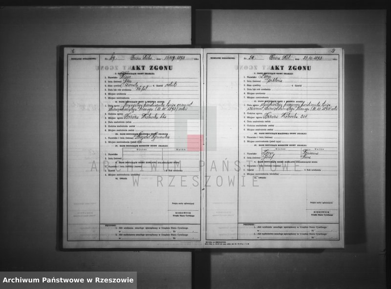 image.from.unit.number "Księga zgonów - Brzóza Królewska"