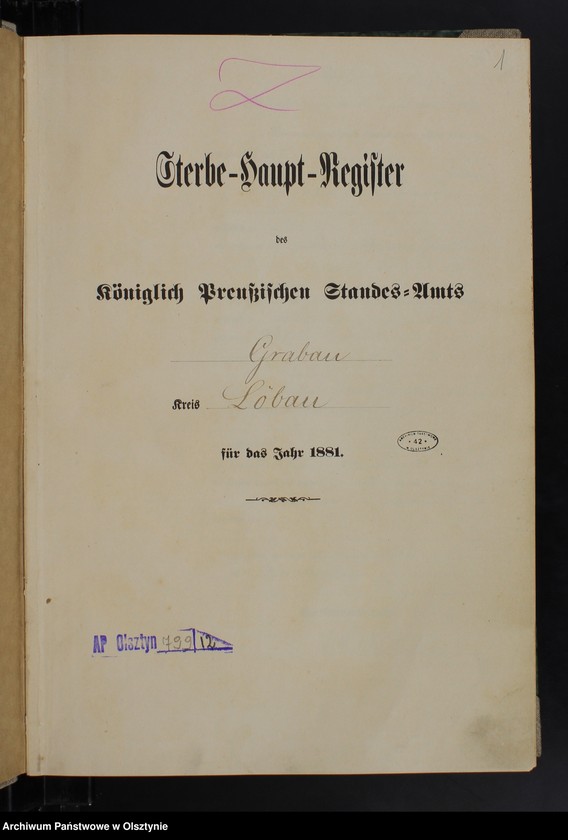 image.from.unit.number "Sterbe-Haupt-Register Nr 1 - 38,1 - 51,1 - 45,1 - 64,1 - 75,1 - 49 i 1 - 46"