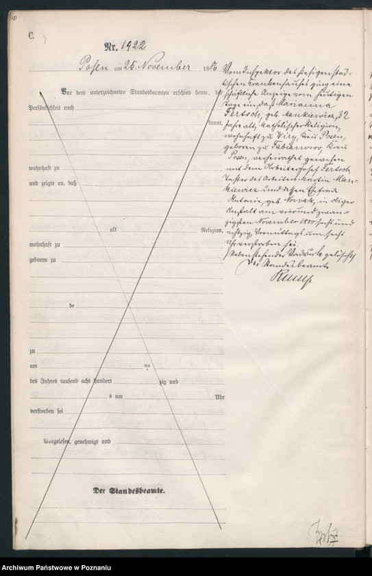 Obraz 13 z jednostki "Księga zgonów t. V"