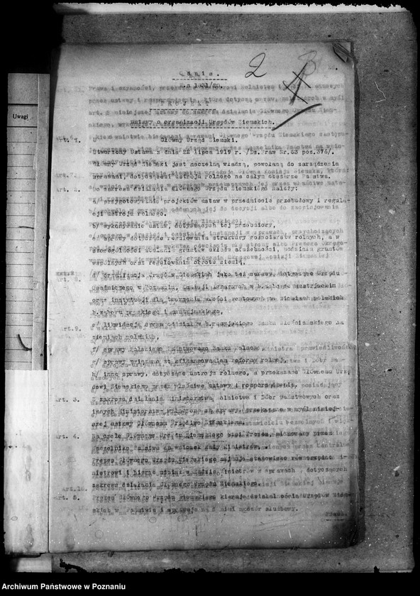 image.from.unit.number "Sprawy agrarnej reformy Główny Urząd Ziemski w Warszawie"