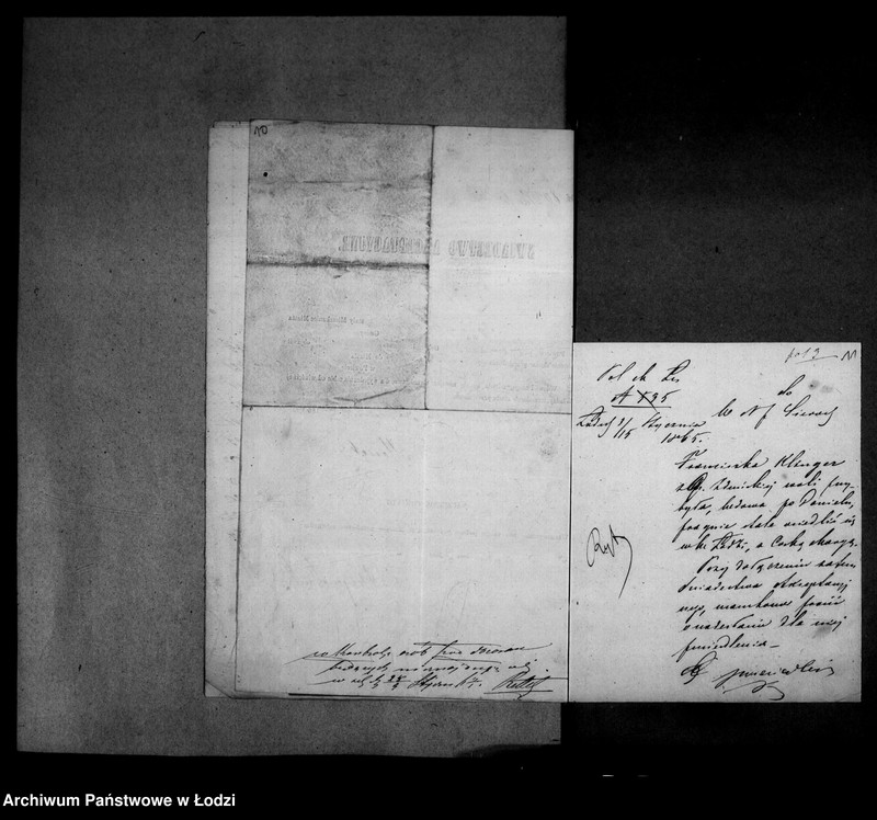 Obraz 11 z jednostki "Akta tyczące się przesiedleń"