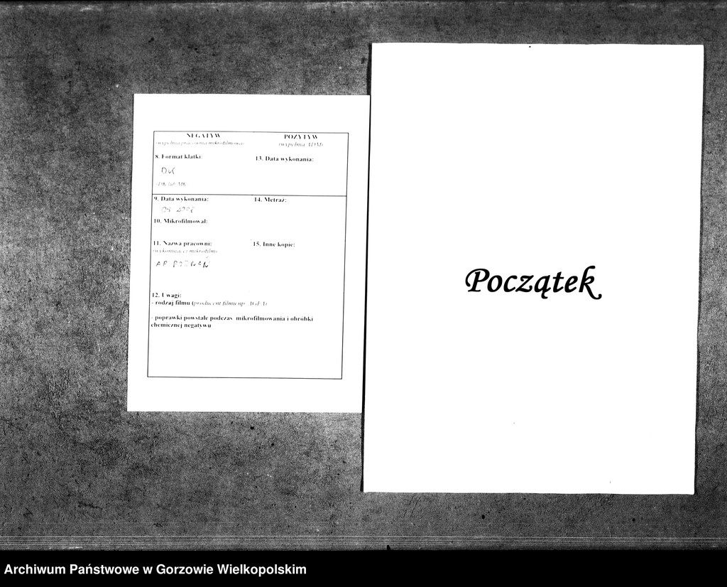 image.from.unit.number "Duplikate der Kirchenbücher von der Parochie Zanzhausen: Zanzhausen (Santoczno), Lotzen (Łośno), Rohrbruch (Rybakowo)"