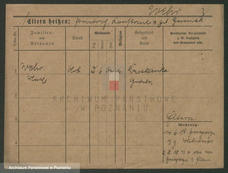 Obraz 9 z jednostki "Wer - Werner (żonaci i wdowy)"