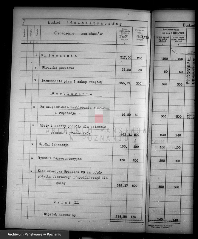 Obraz 12 z jednostki "Budżet i sprawy rachunkowe miasta Buku"