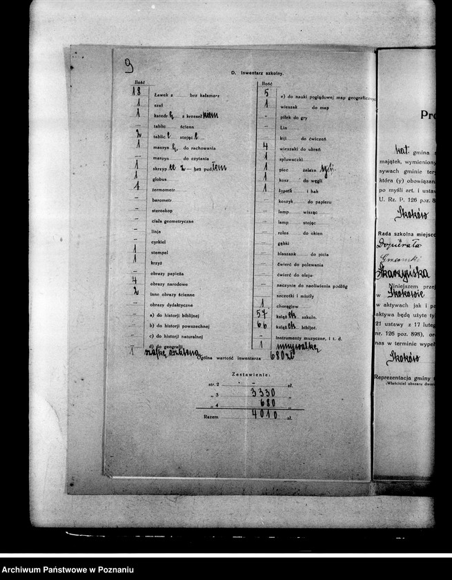 Obraz 13 z jednostki "Szkoła Powszechna- Skokowo, powiat Koźmin"